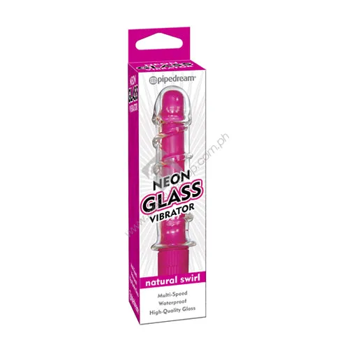Pipedream Female Sex Toys Neon Glass Vibrator