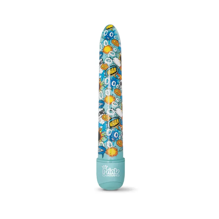 Prints Charming Pop Tease 7 Inch Classic Vibe Wham Blue Global Novelties Anal