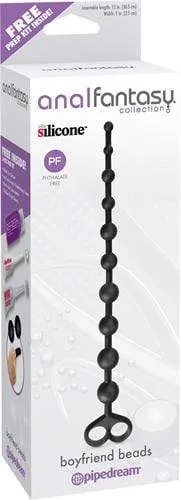 Anal Fantasy Collection Boyfriends Beads Black Pipedream Anal