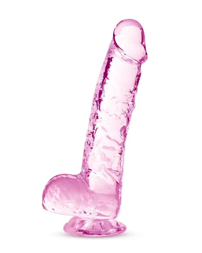 Dildos Blush Novelties Naturally Yours 6 Inch Crystalline Dildo Rose Dildos Blush Novelties Naturally Yours 6 Inch Crystalline Dildo Rose