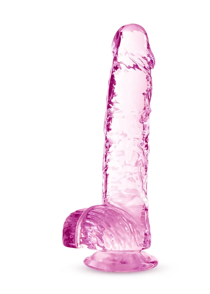 Dildos Blush Novelties Naturally Yours 6 Inch Crystalline Dildo Rose Dildos Blush Novelties Naturally Yours 6 Inch Crystalline Dildo Rose