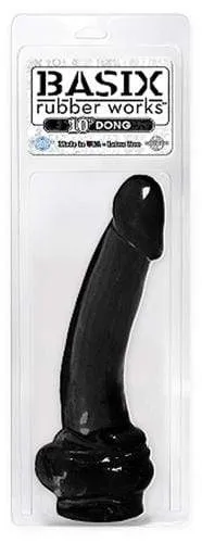 Dildos Pipedream Basix Rubber Works 10 Inch Dong Black