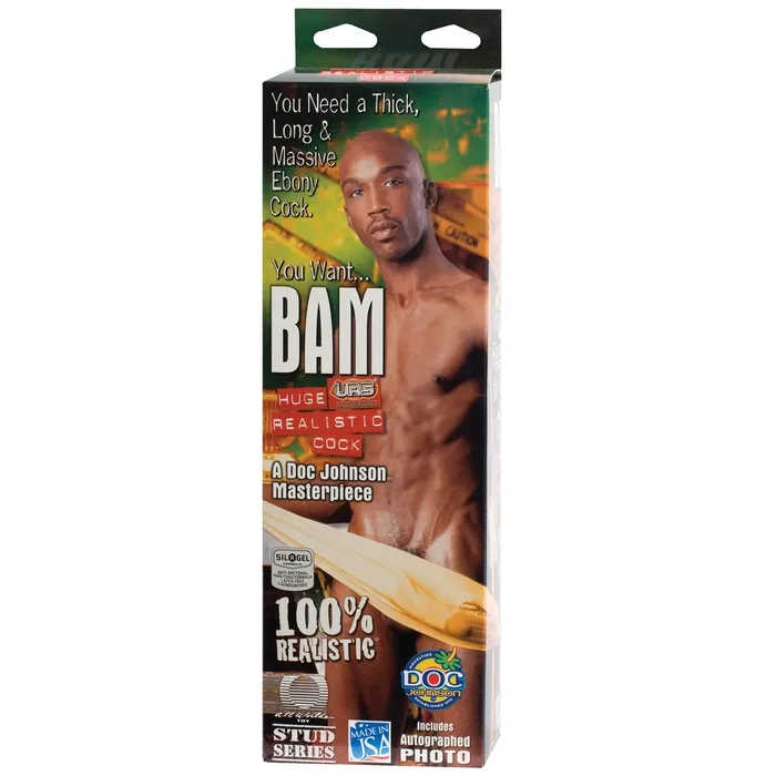 Doc Johnson Male Sex Toys Bam Realistic 13 Cock