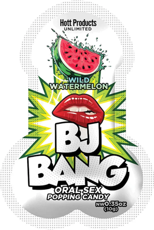 Hott Products Couples Bj Bang Oral Sex Popping Candy Watermelon 10gm