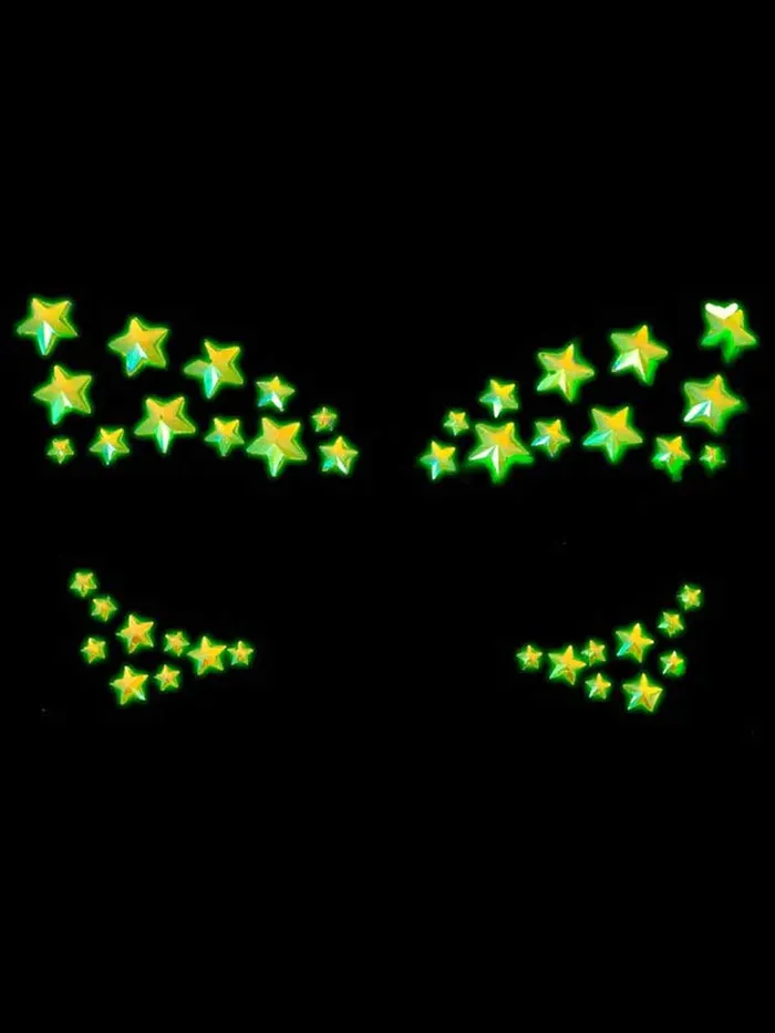 Leg Avenue Dildos Celeste Glow in the Dark Face Jewels Sticker Leg Avenue Dildos Celeste Glow in the Dark Face Jewels Sticker