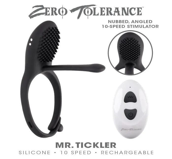 Mr Tickler Black Zero Tolerance Anal Mr Tickler Black Zero Tolerance Anal