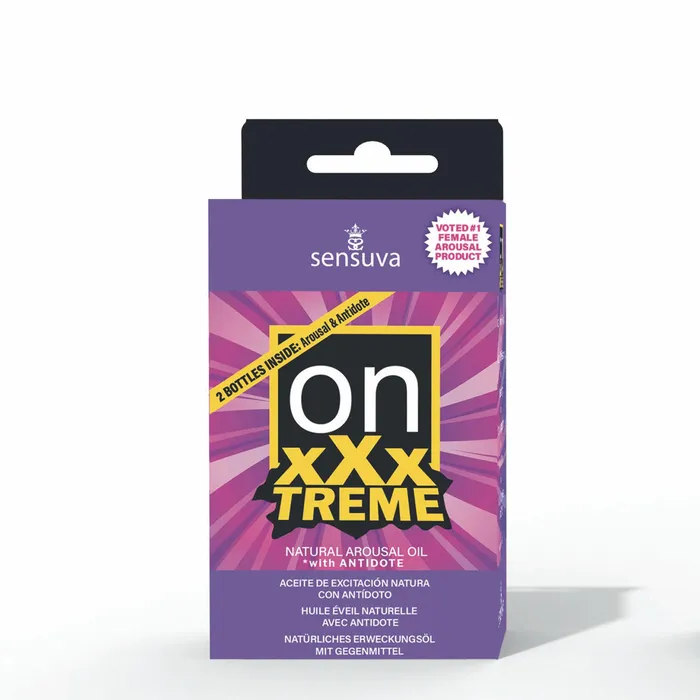 On Xxxtreme Arousal Oil 5ml Medium Box Sensuva Female Sex Toys