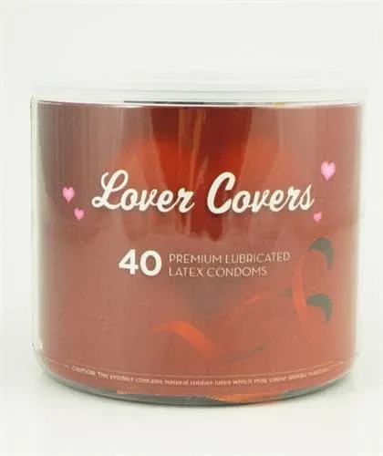 Paradise Marketing Vibrators Lover Covers 40 Count Jar