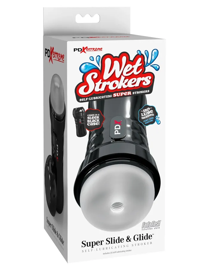 PDX Brands Male Sex Toys Wet Strokers Super Slide and Glide Frosted