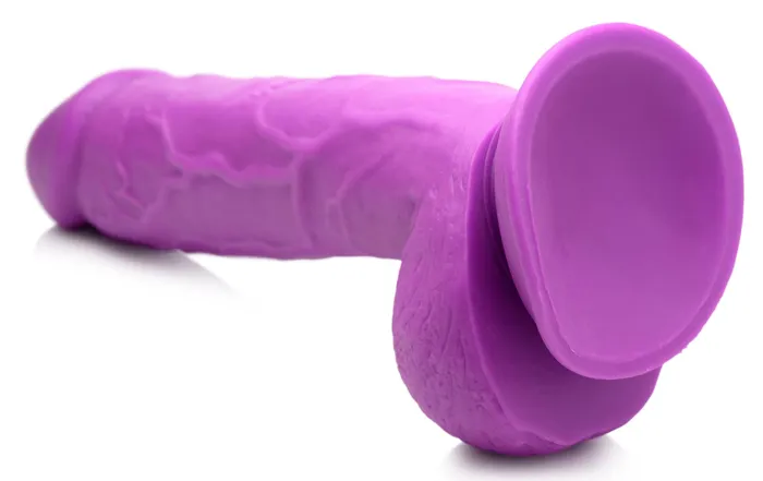 Pop Pecker 825 Inch Dildo With Balls Purple XR Brands Pop Peckers Dildos Pop Pecker 825 Inch Dildo With Balls Purple XR Brands Pop Peckers Dildos