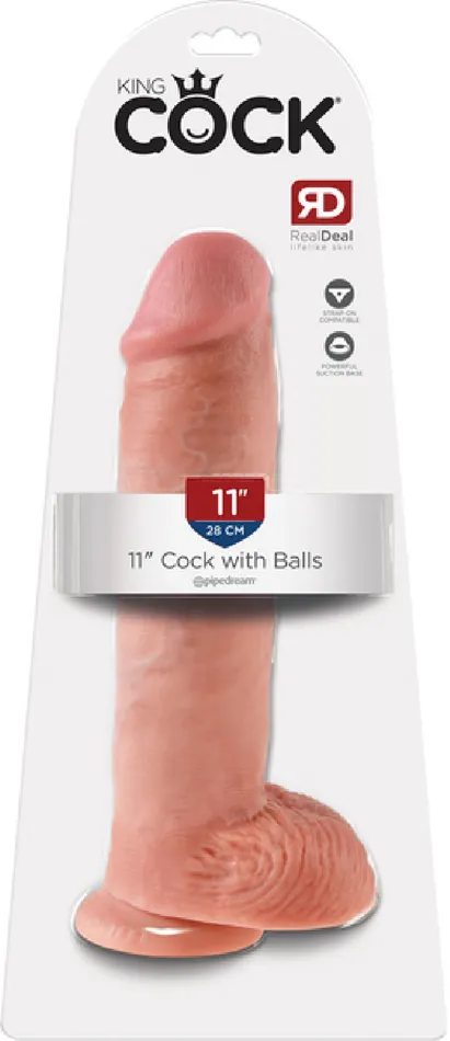 11 Cock With Balls Flesh Pipedreams Dildos