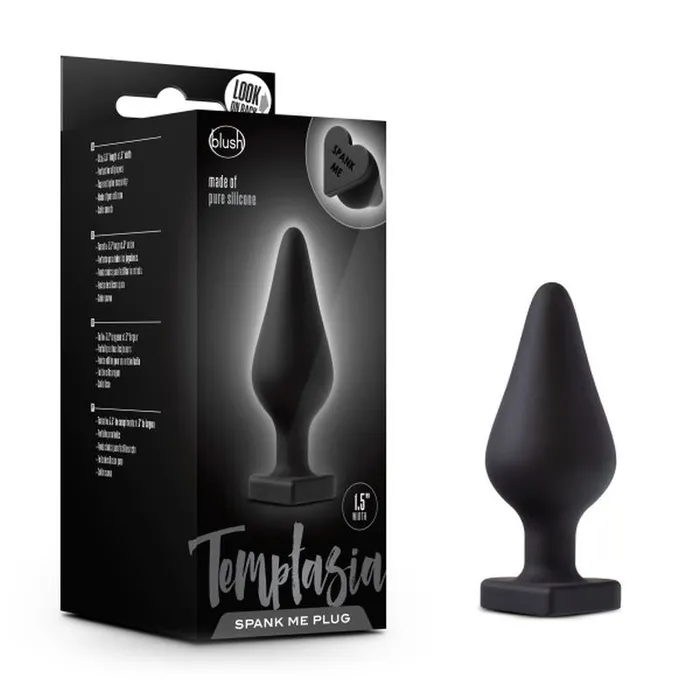 Anal MyRisque Temptasia Spank Me Butt Plug Black