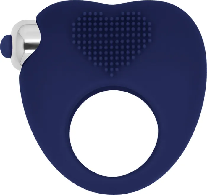 AUBIN Vibrating Cockring Blue Sex Toy Adult Pleasure Shots Media Vibrators