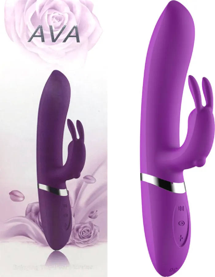 LaViva Vibrators Ava Rechargeable Rabbit Vibrator Purple Sex Toy Adult Pleasure LaViva Vibrators Ava Rechargeable Rabbit Vibrator Purple Sex Toy Adult Pleasure