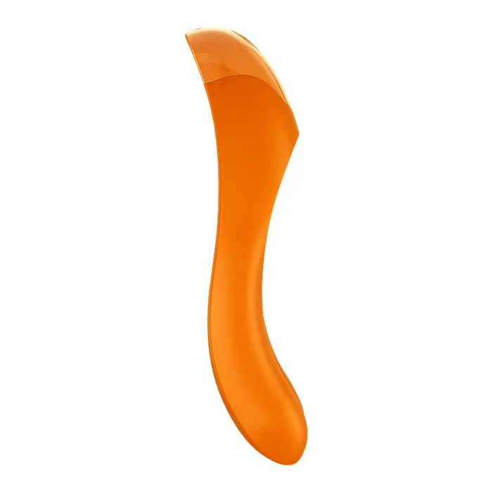 MyRisque Vibrators Satisfyer Candy Cane Finger Vibe Orange