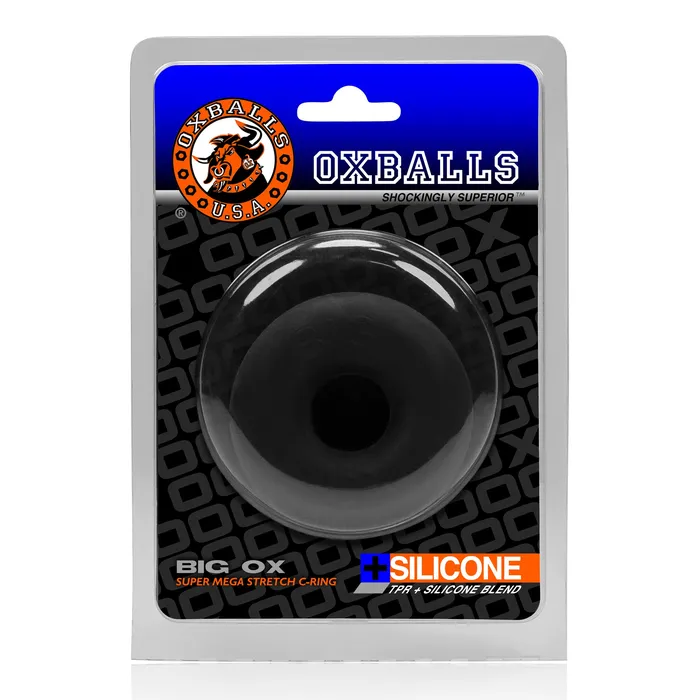 OxBalls Anal Big Ox Cockring Black Ice