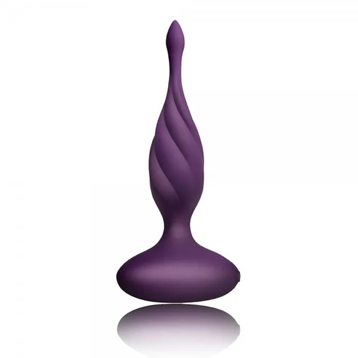Rocks Off Anal Petite Sensation Discover Butt Plug w Remote Purple