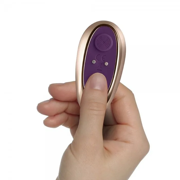 Rocks Off Anal Petite Sensation Discover Butt Plug w Remote Purple
