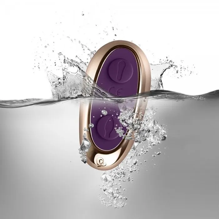 Rocks Off Anal Petite Sensation Discover Butt Plug w Remote Purple
