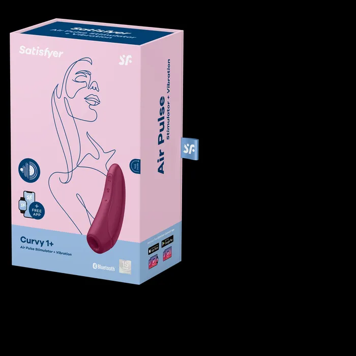 Satisfyer Vibrators Satisfyer Curvy1 Rose Red