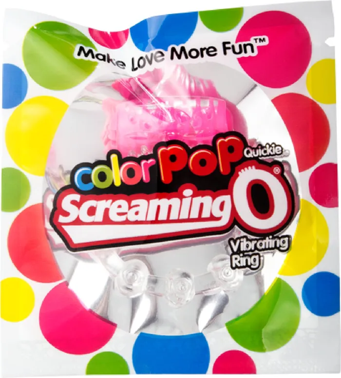 Screaming O ColorPoP Quickie Screaming O Pink Sex Toy Adult Pleasure Vibrators