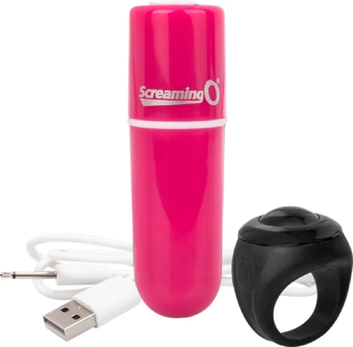 Screaming O Vibrators Vooom RC Pink Vibrator Dildo Sex Toy Adult Orgasm