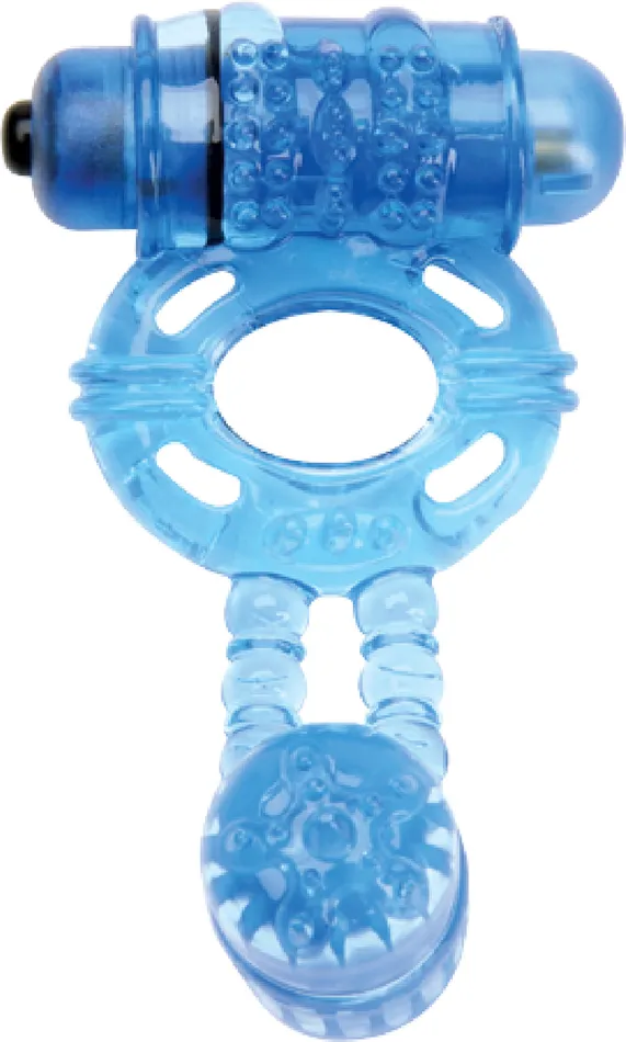 Topco Sales Gems Blue Mood Ring Blue Sex Toy Adult Pleasure Vibrators