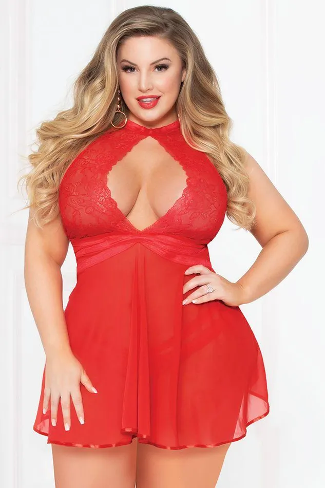 Vibrators Pink Cherry Wholesale Sheer Magic Red Babydoll Panty