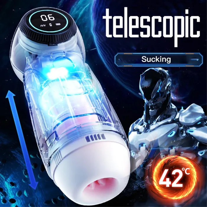 LCD Telescopic Rotation Male Masturbator Vagina Masturbation Equipment soniker Male Sex Toys LCD Telescopic Rotation Male Masturbator Vagina Masturbation Equipment soniker Male Sex Toys