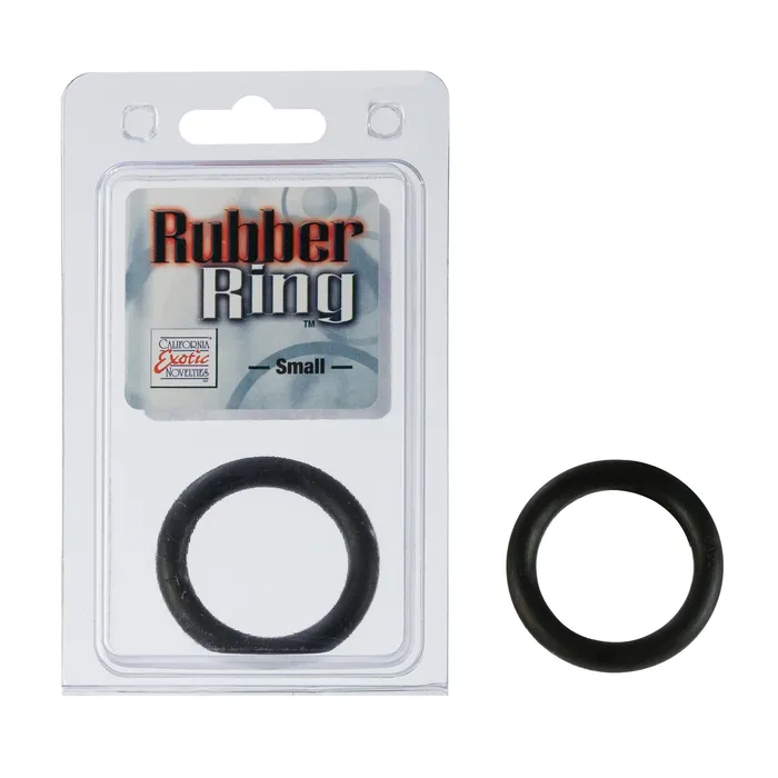 Anal California Exotic Novelties Rubber Ring Black Small