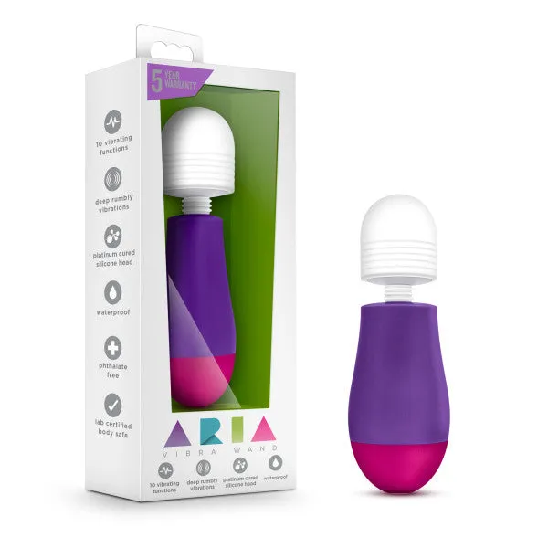 Aria Vibra Wand Plum Blush Novelties Vibrators