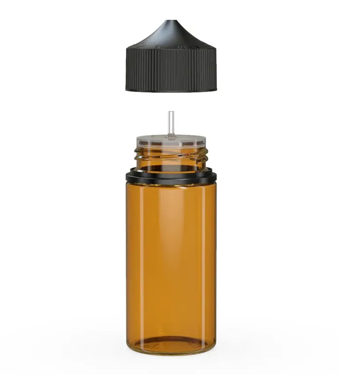 Chubby Gorilla Anal Chubby Gorilla 100ML V3 Unicorn Bottle Translucent Amber BottleBlack Cap