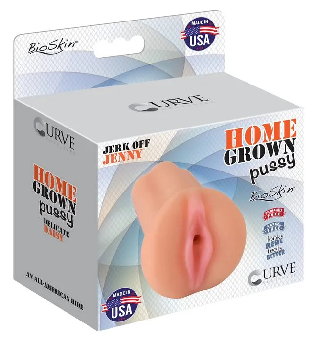 Dildos Home Grown Jerk Off Jenny Vanilla CURVE NOVELTIES