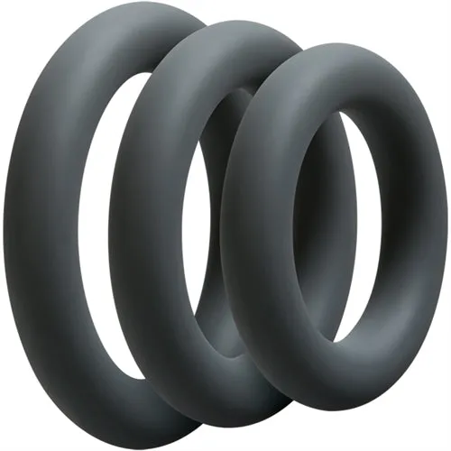 Doc Johnson Novelties Anal Optimale 3 CRing Set Thick Slate