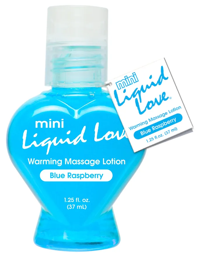 Mini Liquid Love Warming Massage Lotion 125 Oz Blue R Pipedream Products Vibrators