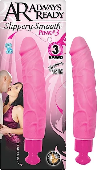 Nasstoys Vibrators Always Ready Slippery Smooth Pink 3