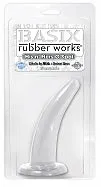 Pipedream Products Basix Rubber Works His Hers GSpot Clear Dildos