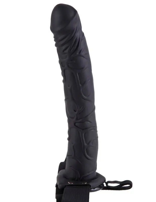 Pipedream Products Fetish Fantasy 11 Hollow Strap On Black Female Sex Toys