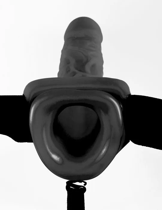 Pipedream Products Fetish Fantasy 11 Hollow Strap On Black Female Sex Toys
