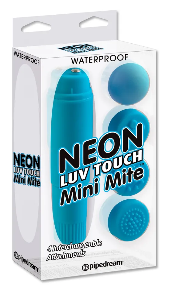 Pipedream Products Vibrators Neon Luv Touch Mini Mite Blue