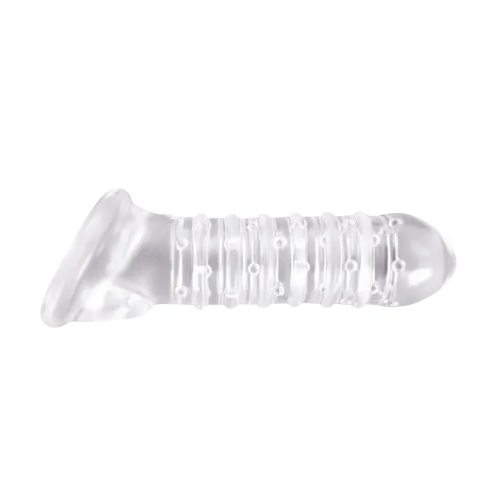 Renegade Ribbed Sleeve Clear NS Novelties Male Sex Toys