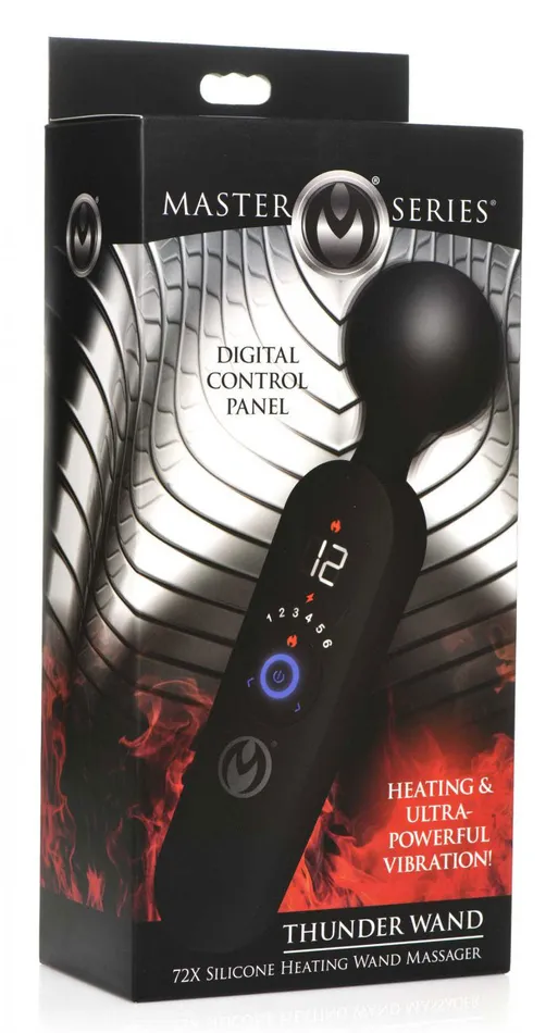 UnderKontrl Female Sex Toys Thunder Wand 72x Silicone Heating Wand Massager UnderKontrl Female Sex Toys Thunder Wand 72x Silicone Heating Wand Massager