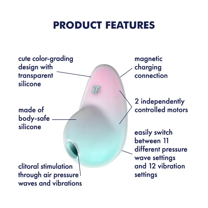 Vibrators Vibrant Vibes Australia Quality Sex Toys Great Prices Satisfyer Pixie Dust MintPink