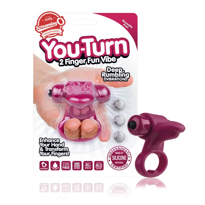 You Turn Merlot Finger Vibrator Screaming O Female Sex Toys