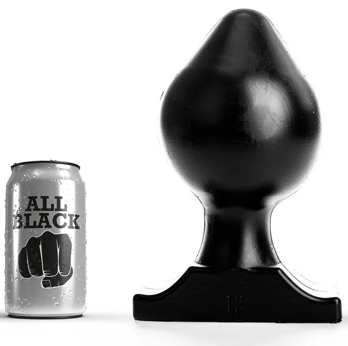 Female Sex Toys TUTTO NERO SPINA 225CM 12 POLLICI ALL BLACK