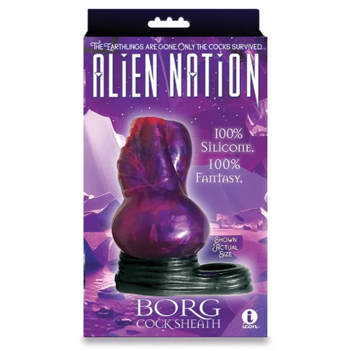 Icon Brands Alien Nation Borg Penis Sheath Male Sex Toys