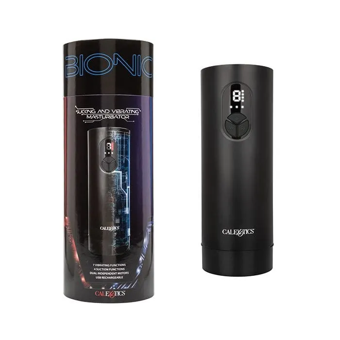 Male Sex Toys Cal Exotics Bionic Sucking Vibrating Masturbator