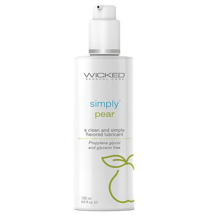 Wicked Sensual Care Wicked Simply Pear Flavored Lube Vibrators