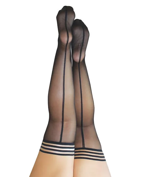 Anal Kixies Kixies Lois Thigh High Wblack Seam