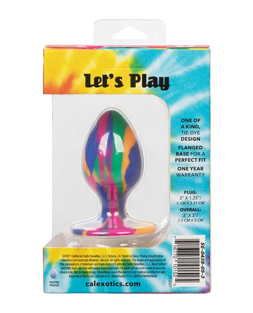 CalExotics Anal Cheeky Tie Dye Plug CalExotics Anal Cheeky Tie Dye Plug